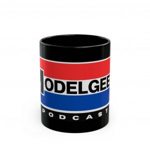 ModelGeeks Podcast Black Ceramic Mug — 11oz & 15oz Coffee Cup