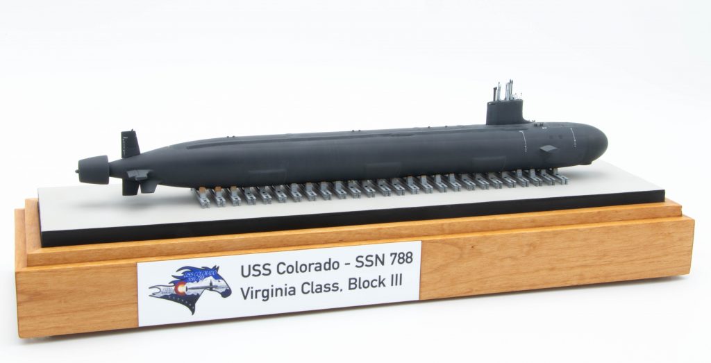 USS Colorado angled starboard view