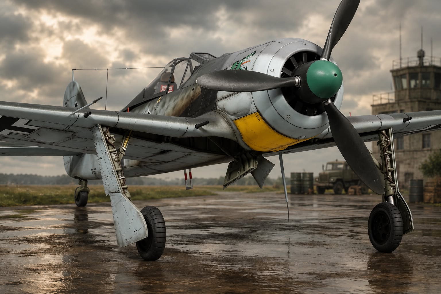 Eduard 1/48 Fw 190A-5 – Lt. Rüdiger von Kirchmayr, Stab II./JG 1, Woensdrecht, Netherlands, May 1943 by James Jenson
